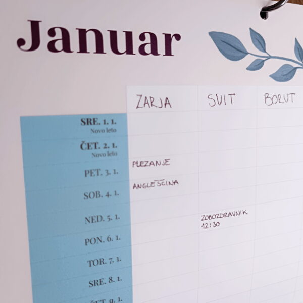 Družinski koledar - LEPE MISLI - slika 2